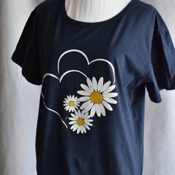 Blue Short Sleeve Graphic Tee - Picture 3 of 5